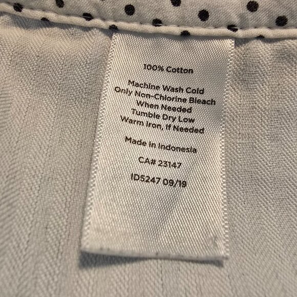 Talbots Sky Blue Perfect Cropped Pants Size 16 - Picture 15 of 16